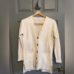NWOT Madewell light beige cardigan